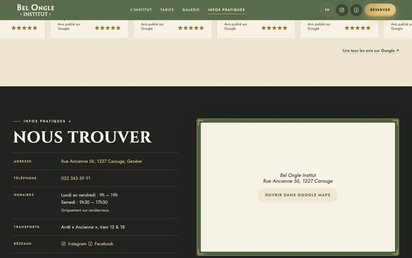 Parcours et expérience du site