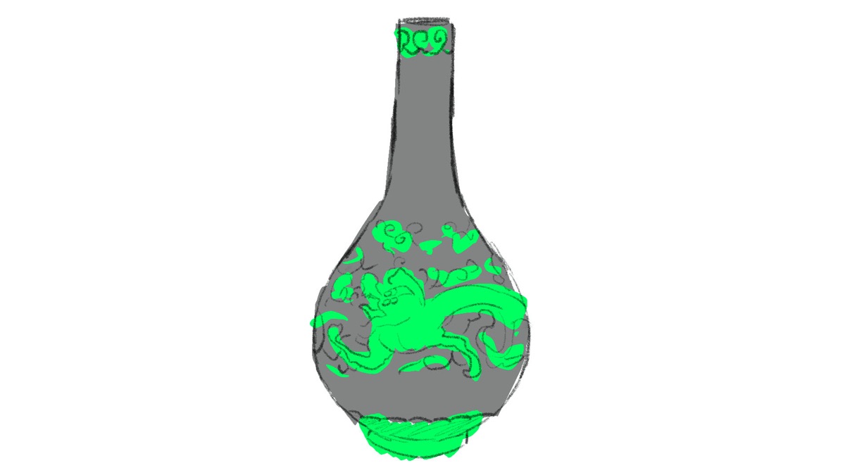 Étude de la créature du décor