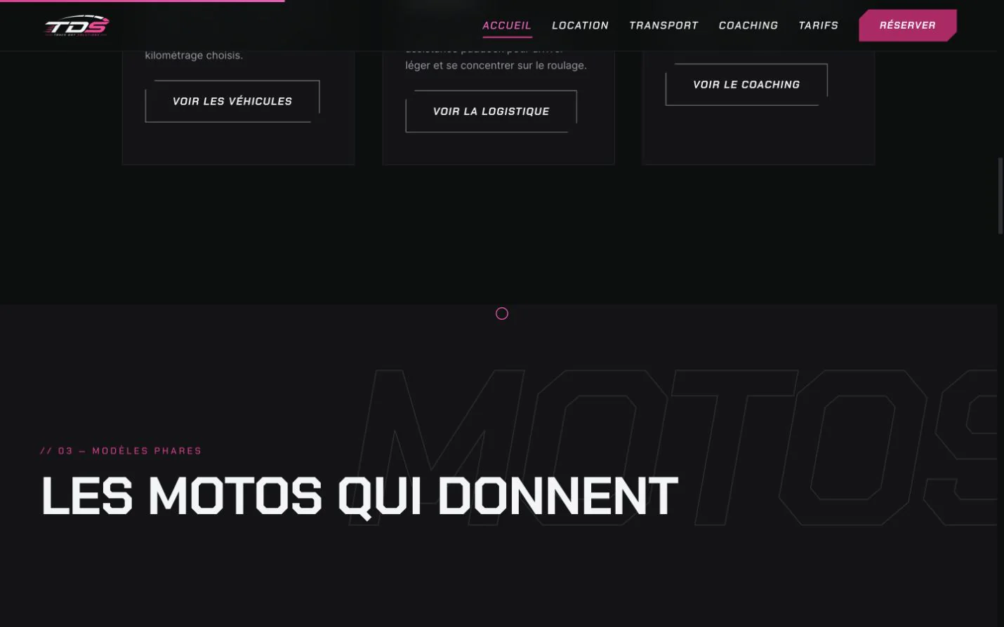 Concept et positionnement du site