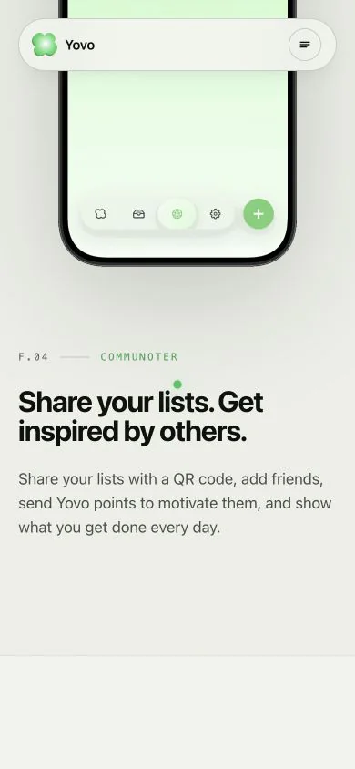 Détail de l’expérience mobile